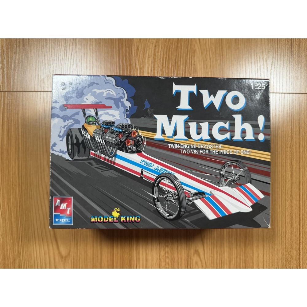 AMT ERTL Model King Two Much! Twin Engine Dragster 1:25 Scale READ !!!!!